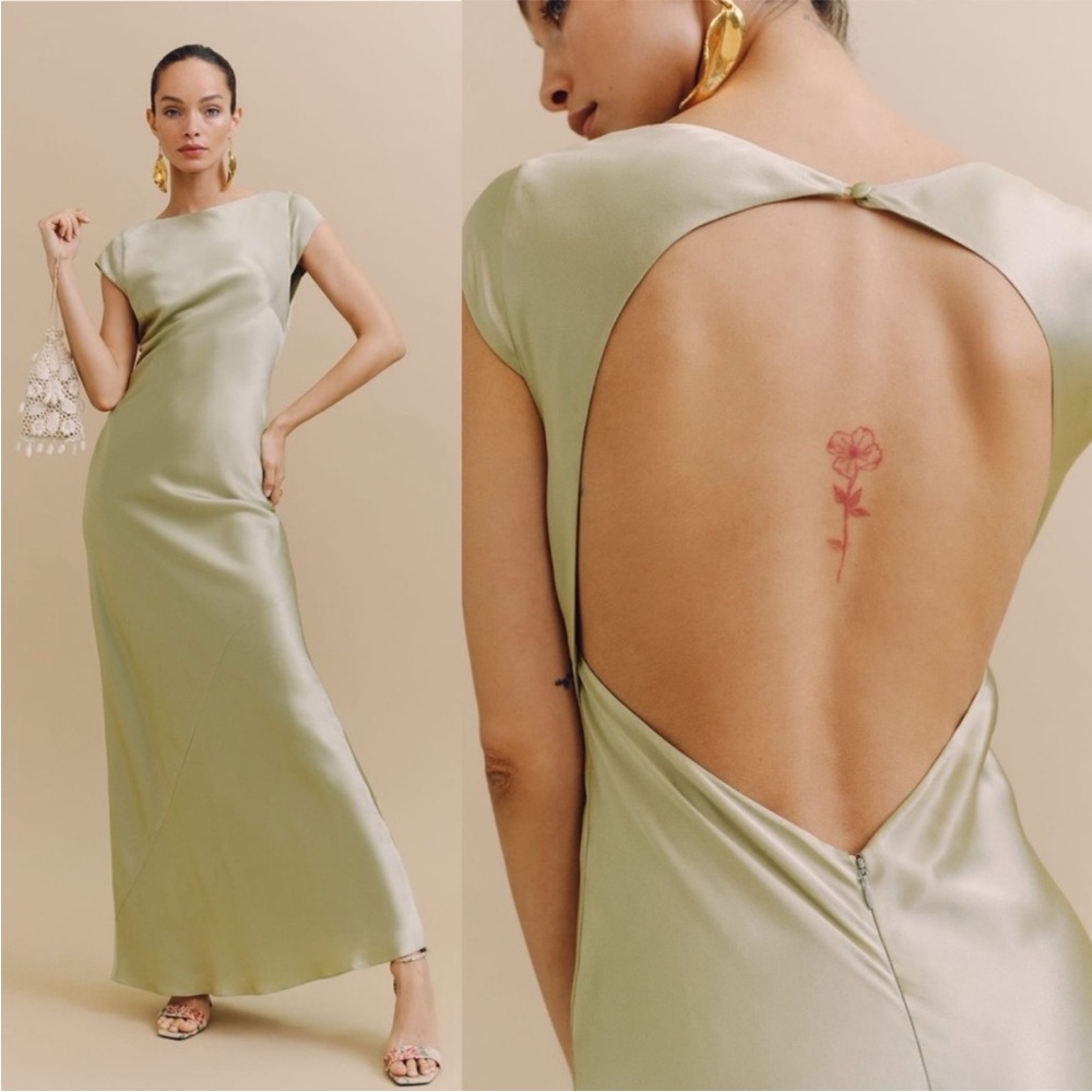 Reformation Niamh Silk Dress